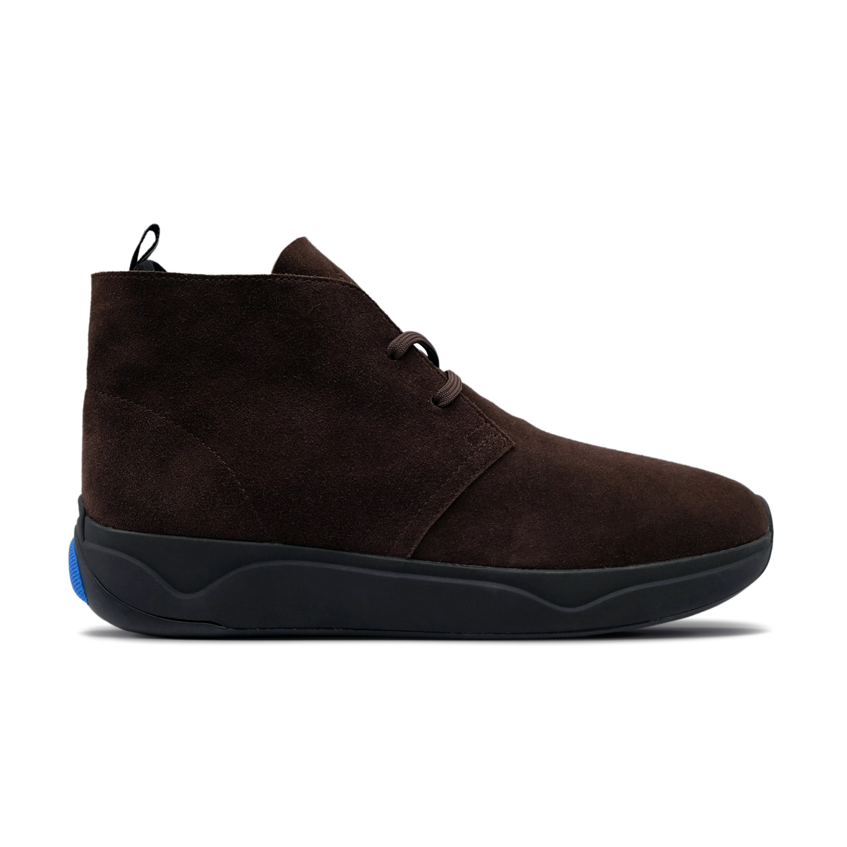Finch Chukka desert boot in Chestnut suede, side view
