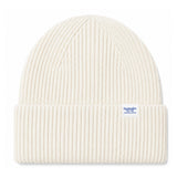 Lambswool Beanie in Off White by Équipement De Vie
