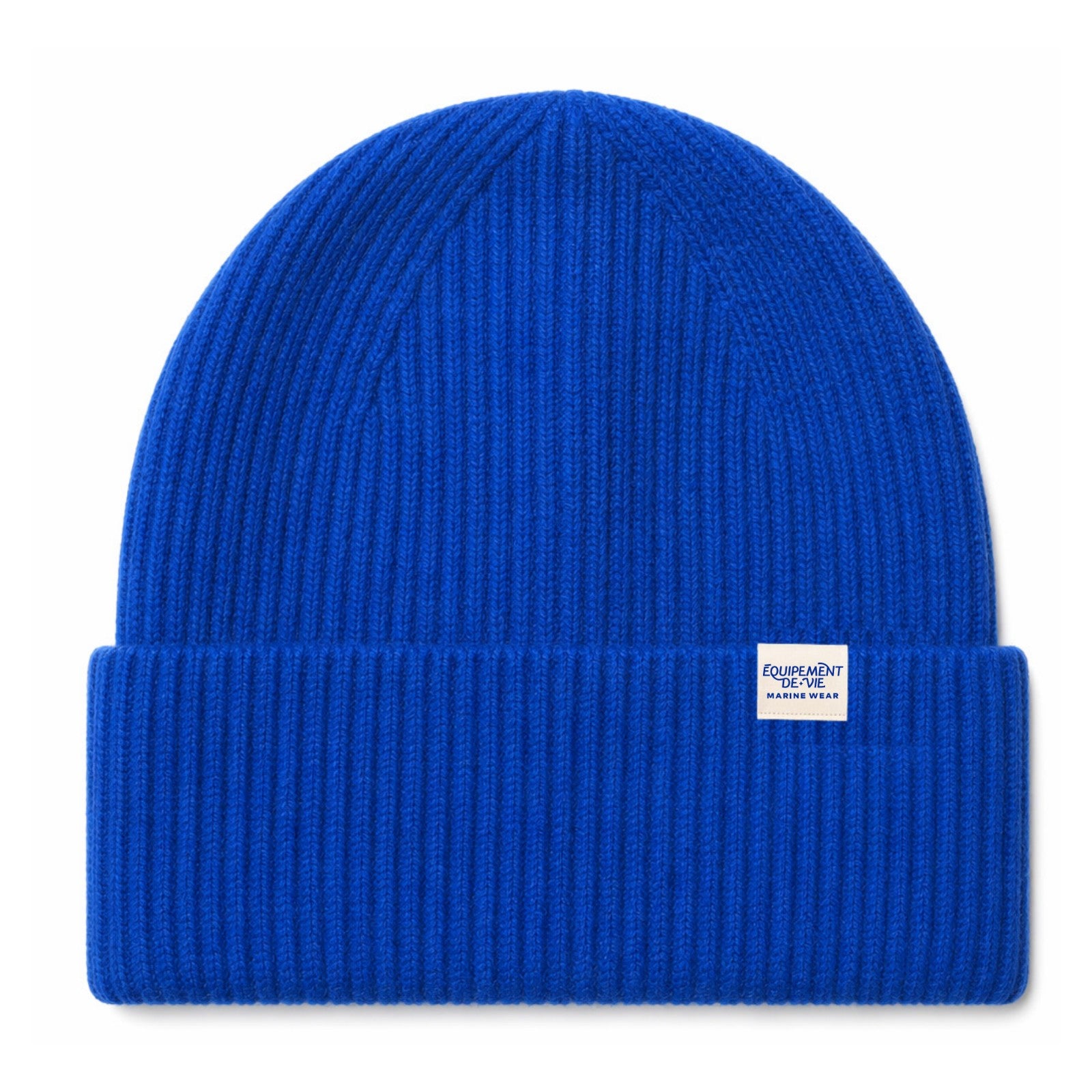 Lambswool Beanie in Royal Blue by Équipement De Vie